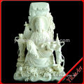 Kwan-yin On Lotus Marble Statues For Sale (YL-J005)